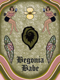 Begonia Babe Poster 11x14